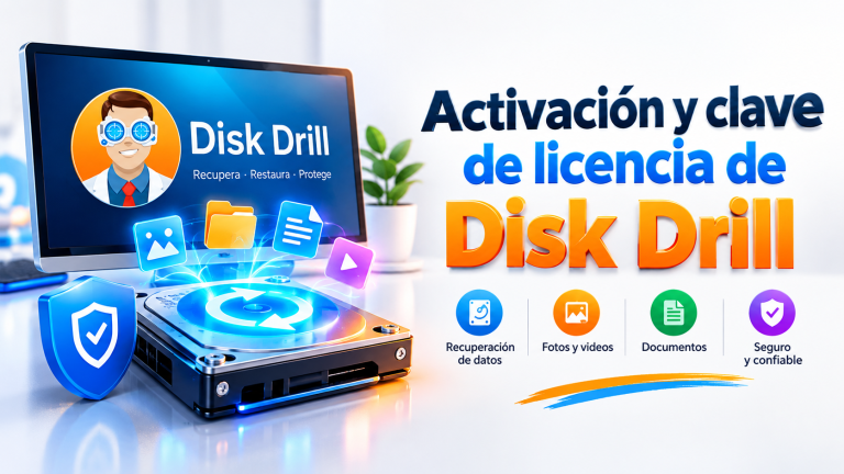 Activación y clave de licencia de Disk Drill