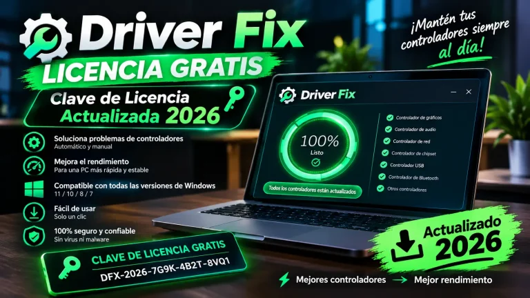 Claves de licencia gratuitas de Driver Fix 2026 – Versión completa