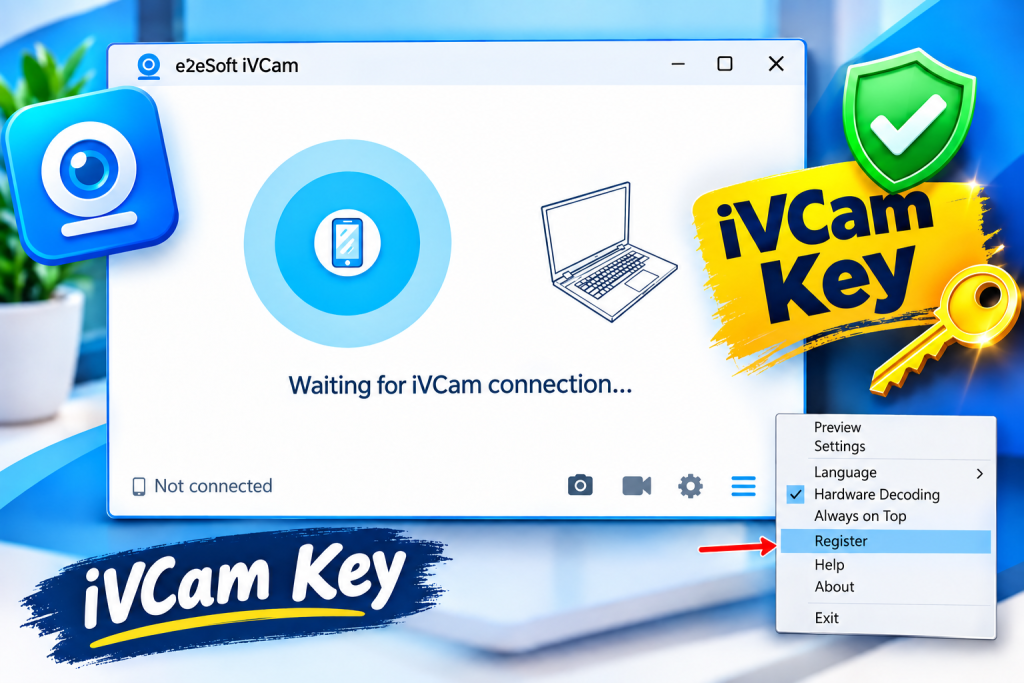 Claves de Licencia de iVCam 2026 – Actualizadas